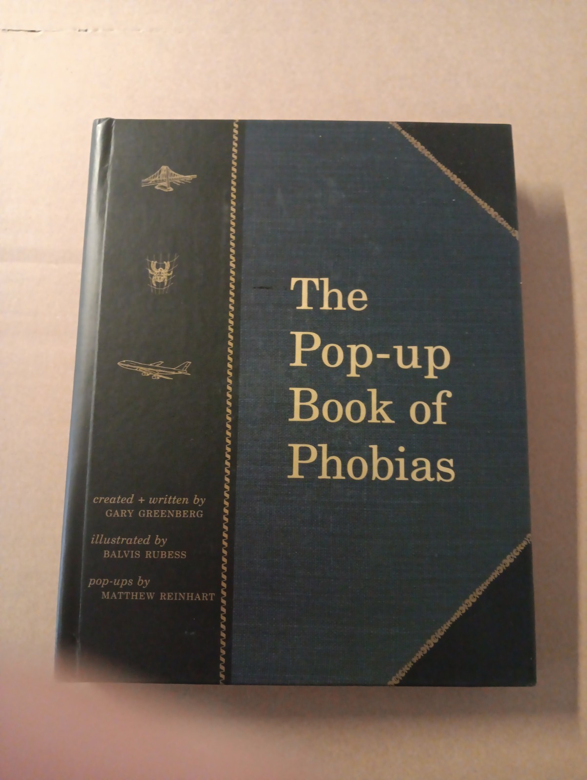 Pop-up Book of Phobias by Gary Greenberg - Stated 1st Edition HC Pop-up Book of Phobias by Gary Greenberg - Stated 1st Edition HC