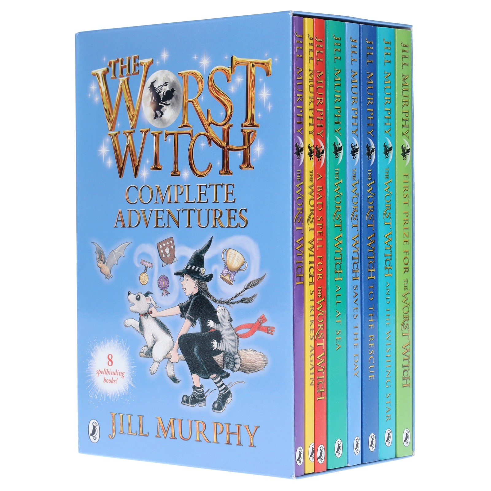 Worst Witch Series By Jill Murphy: 8 Books Box Set - Ages 7-12 - Paperback