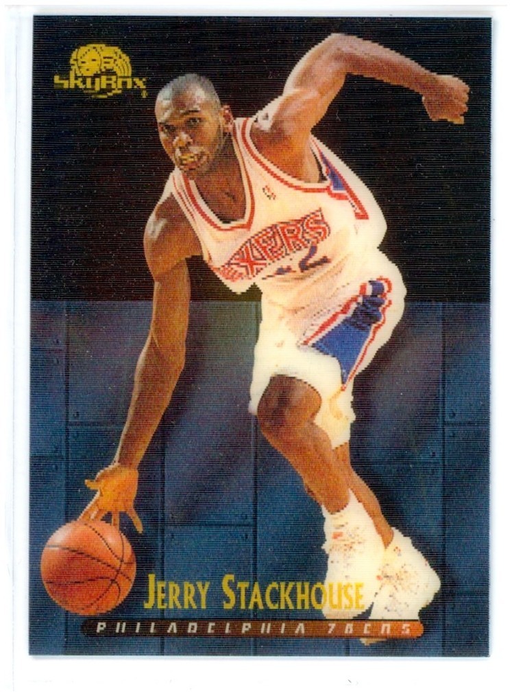 1995-96 Skybox Premium Jerry Stackhouse #NNO Meltdown RC Insert NBA Basketball 1995-96 Skybox Premium Jerry Stackhouse #NNO Meltdown RC Insert NBA Basketball
