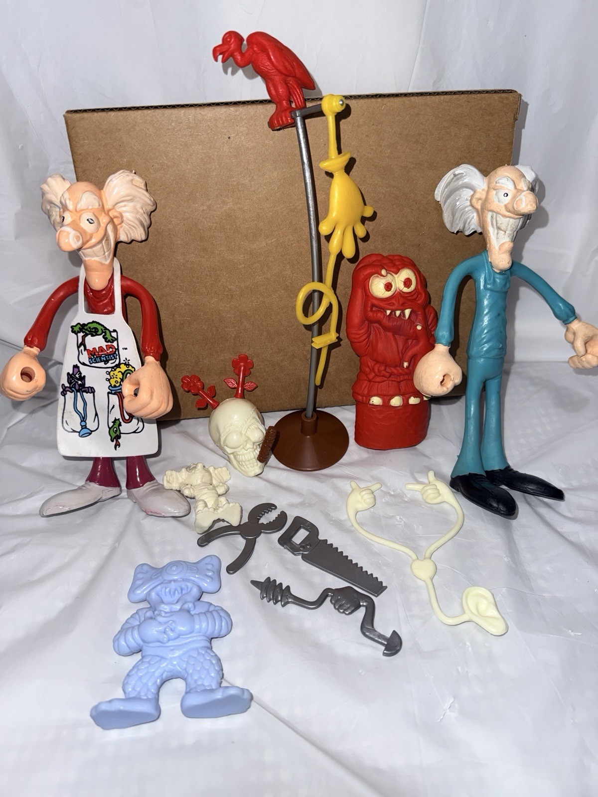 Vintage 1986 Rare Arco Mad Scientist Operating Set W/extras. Mattel Monster Tool