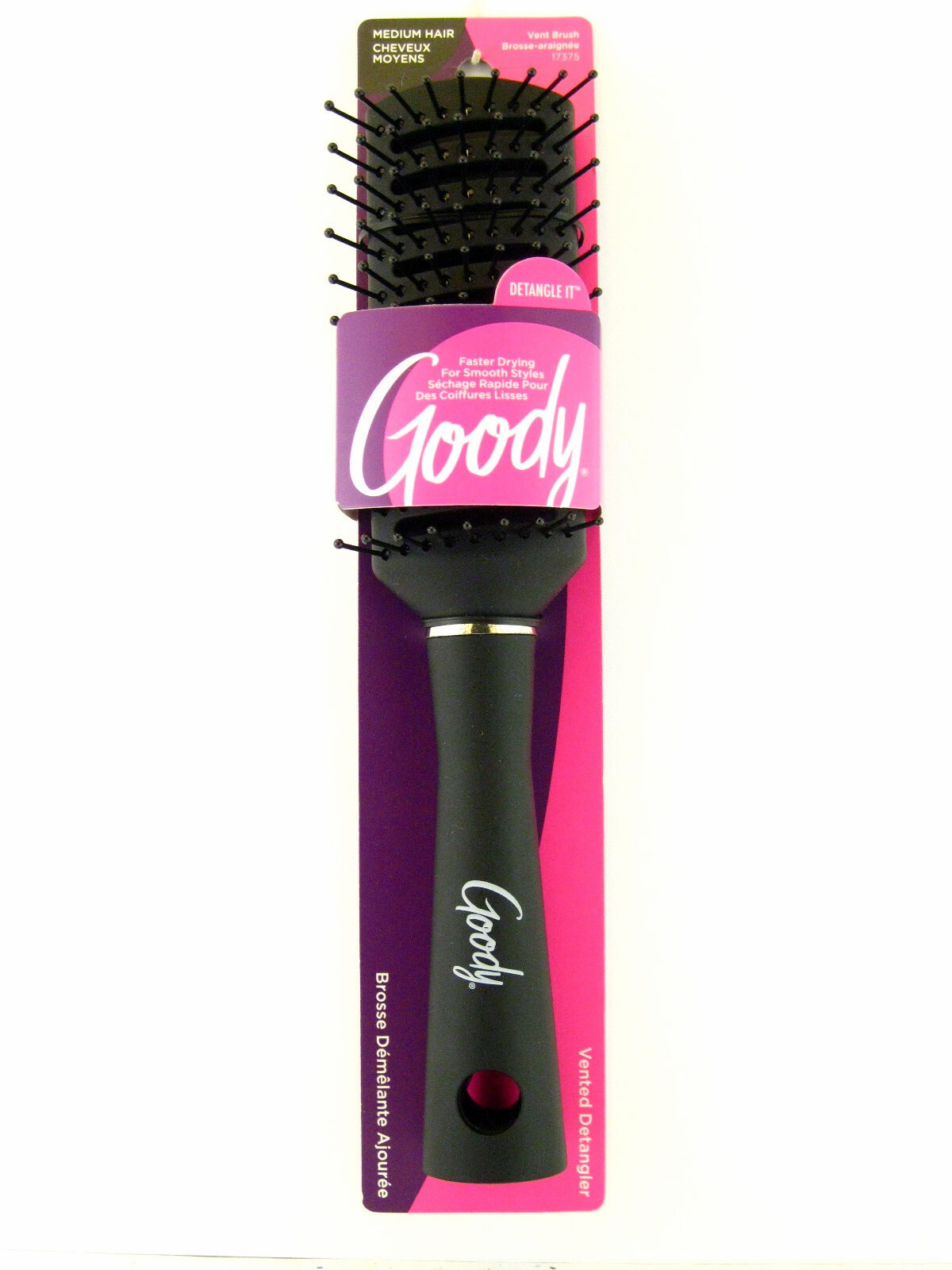 GOODY VENTED DETANGLING HAIR BRUSH   - 1 CT. (17375)