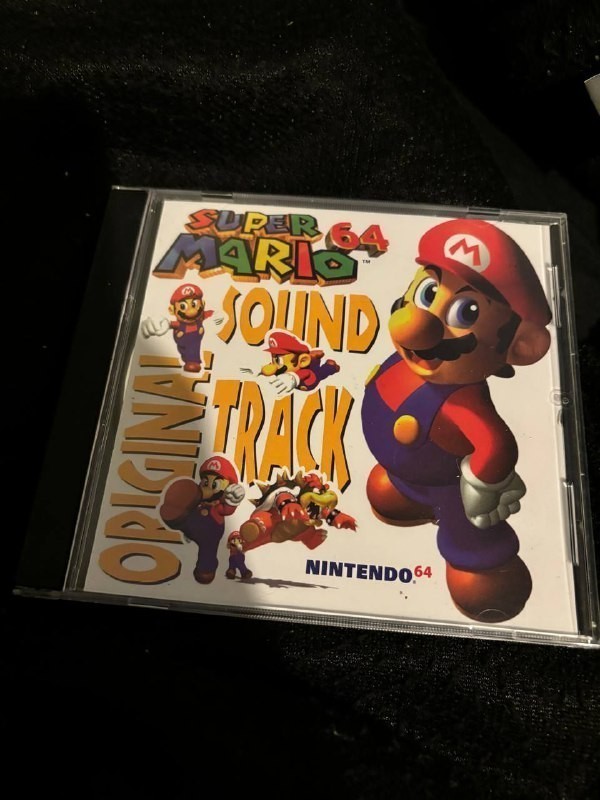 Original Super Mario 64 Sound Track CD - KOJI KONDO - 1 x CD VERY RARE OOP