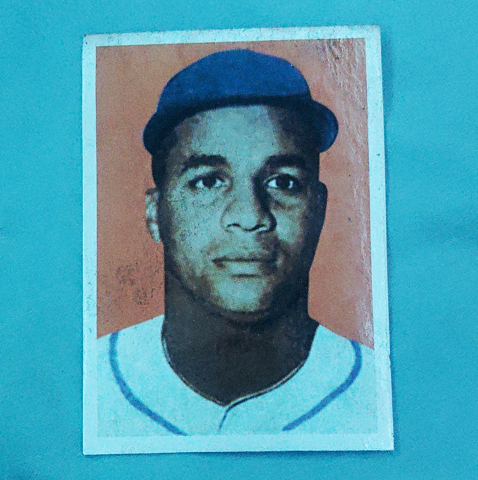 Bowman 1949 Roy Campanella #84 Brooklyn Dodgers White Back Rookie (RP)