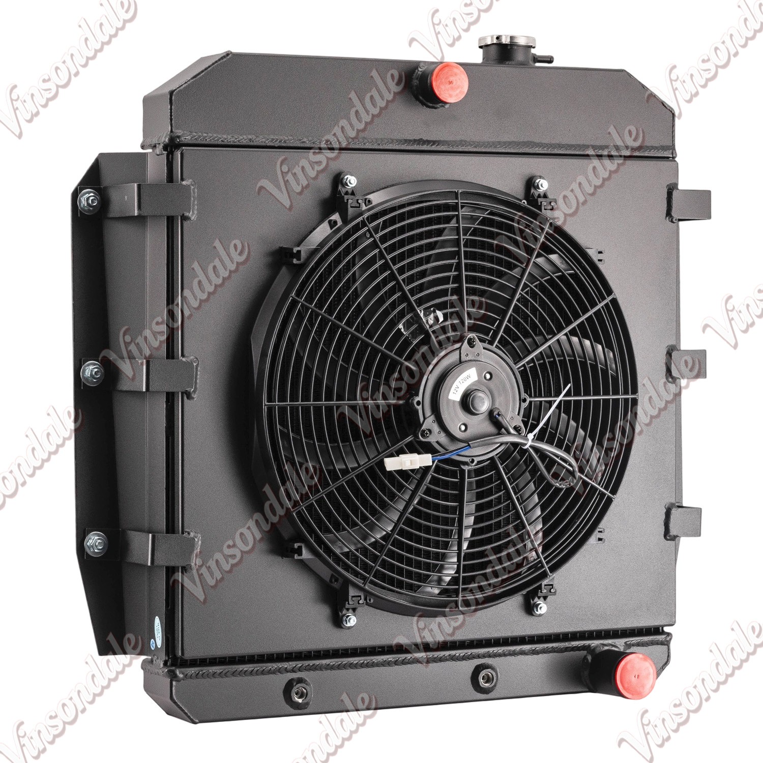 3 Rows Radiator Shroud Fan For 1955-59 Chevrolet Truck Pickup Suburban Apache
