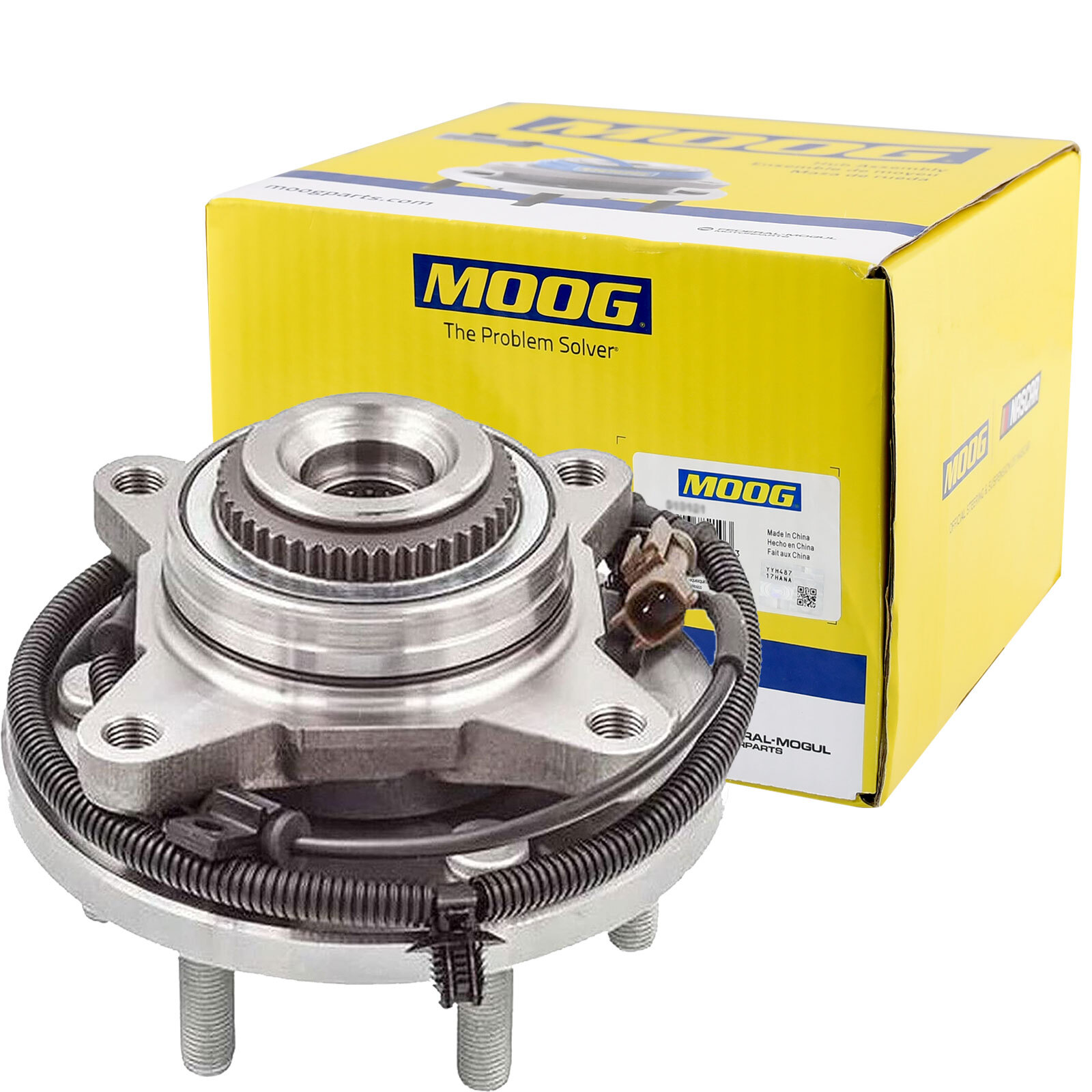 MOOG 4WD Front Wheel Hub Bearing Assembly For 2015 2016 2017 Ford F-150 6 Lug