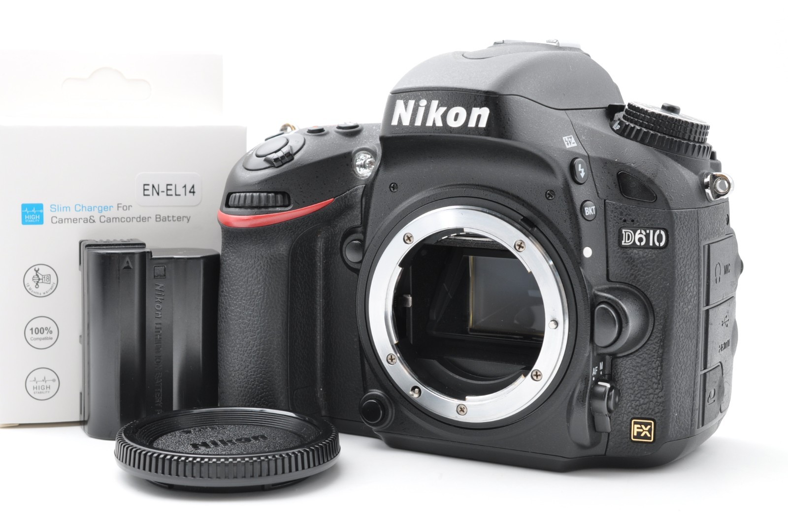 Near Mint Nikon D610 24.3MP Digital SLR Camera Body Only Shutter Count 26907