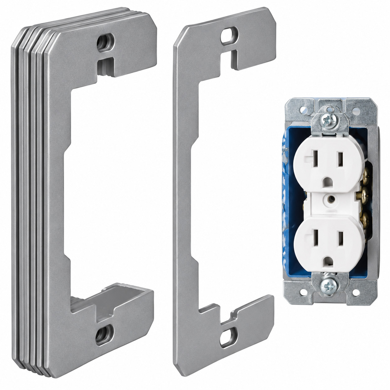 10pcs Outlet Leveling Spacers Wall Plate Switch Adjustment Spacers Kit New..