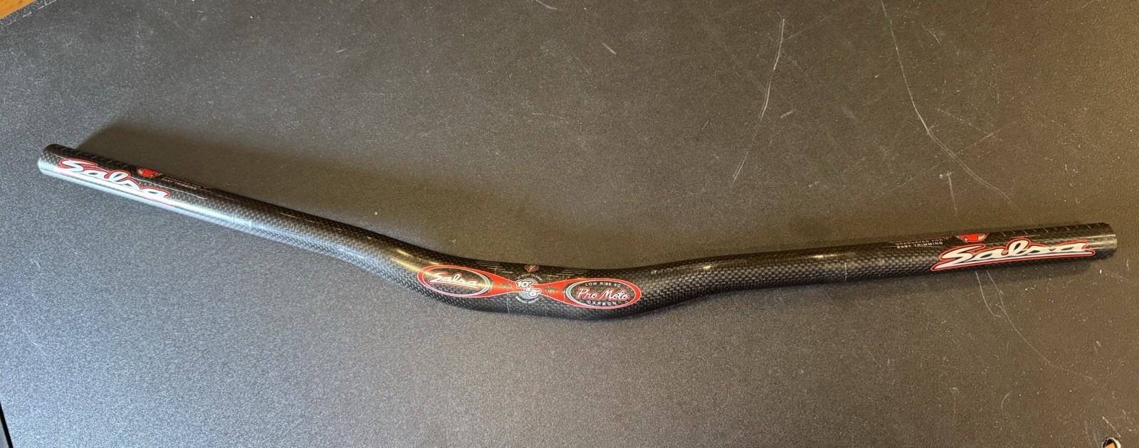 Salsa Cycles Pro Moto Carbon 680mm x 31.8mm Low Rise XC Handlebar