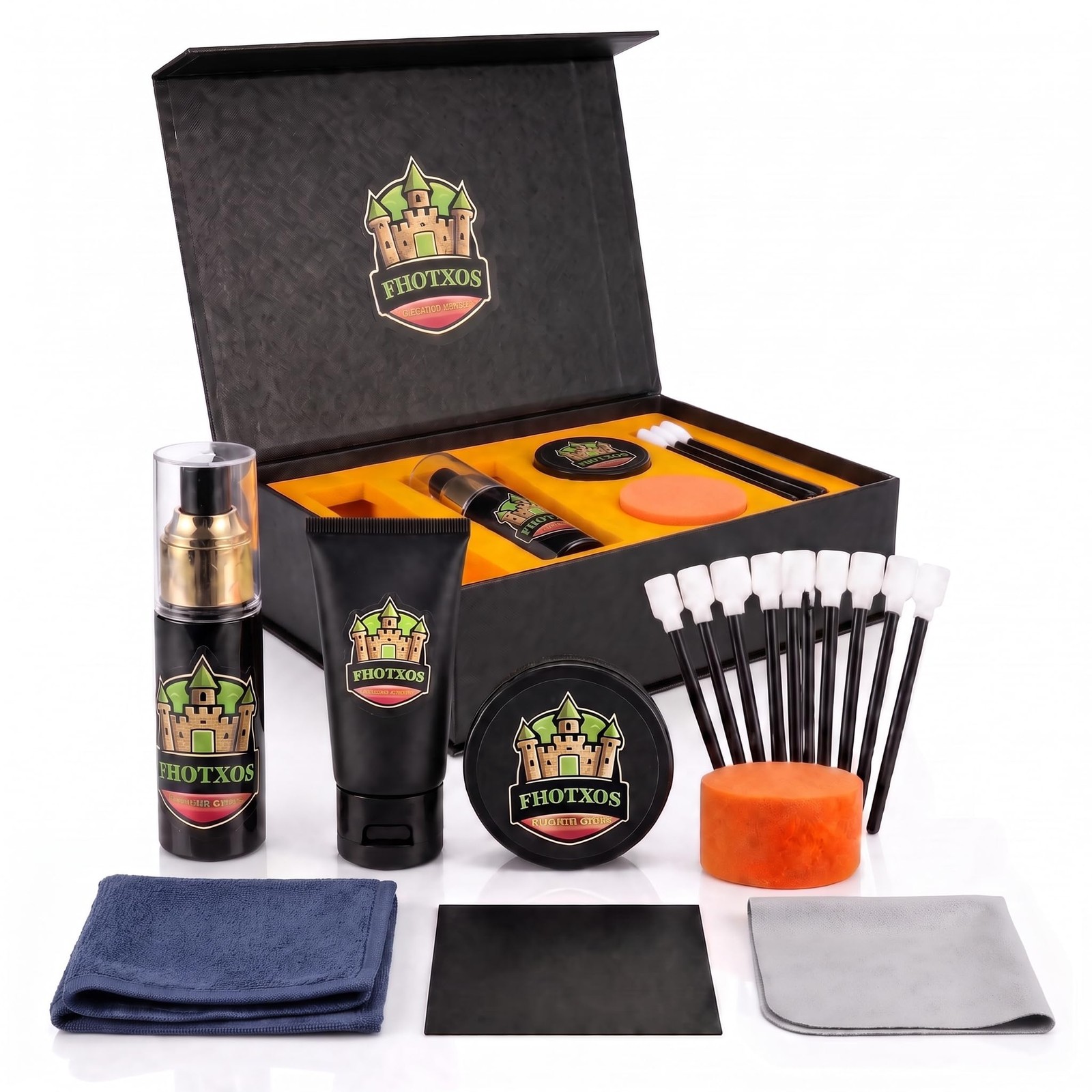 FHOTXOS Card Cleaning Kit, Card Repair Restoration kit with Plastic Case, Rep...