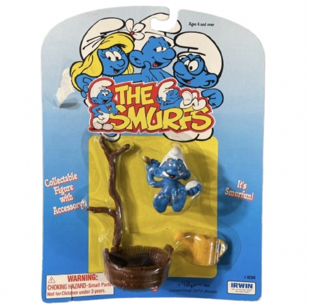 1996 The Smurfs Bathing Peyo Figure IRWIN Toys 1996 The Smurfs Bathing Peyo Figure IRWIN Toys