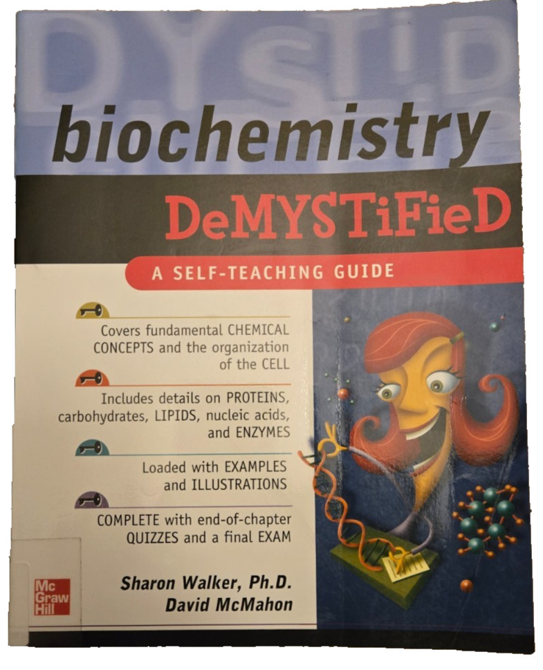 Biochemistry Demystified - Paperback By Walker, Sharon - VERY GOOD Biochemistry Demystified - Paperback By Walker, Sharon - VERY GOOD