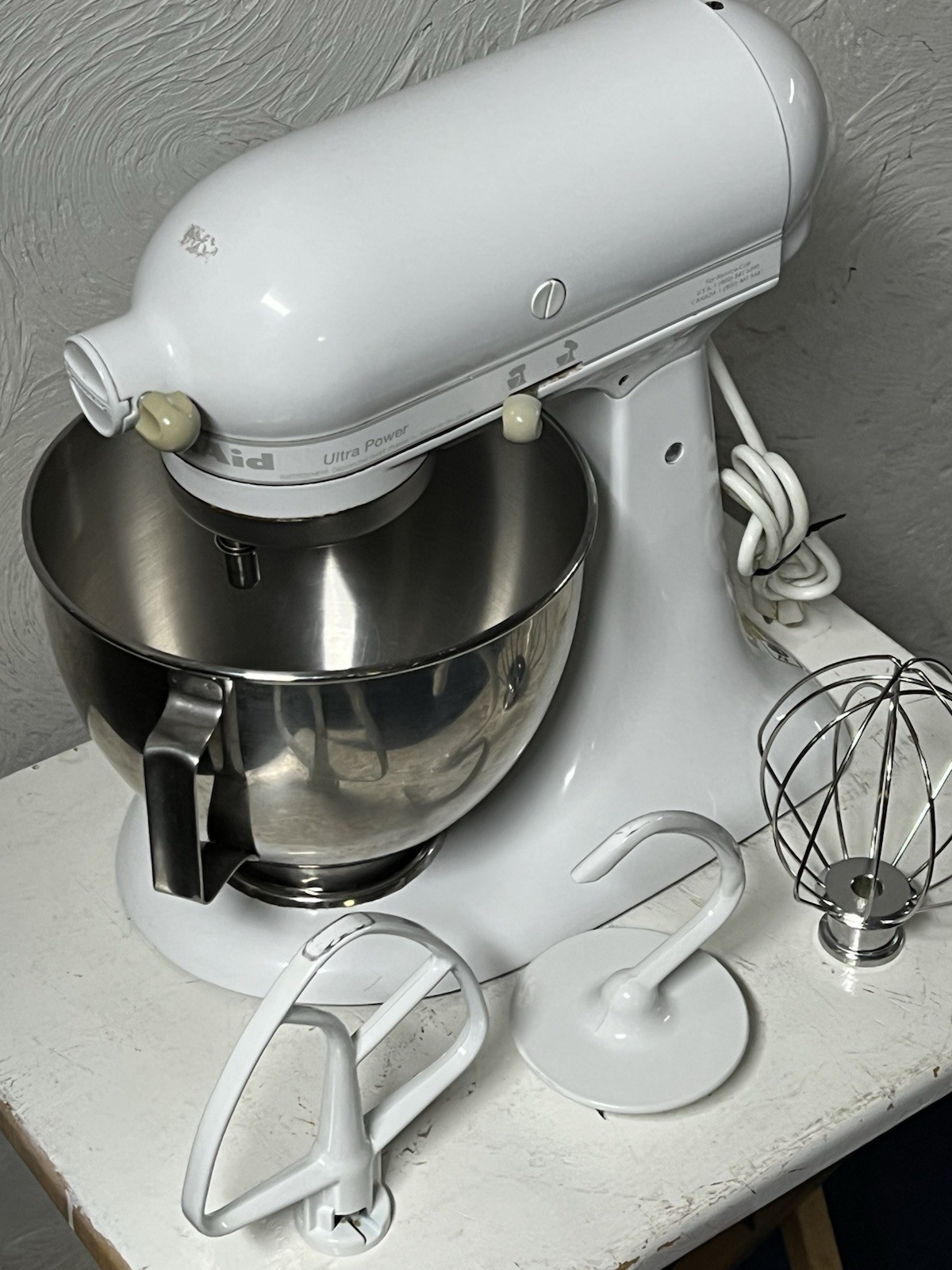 KitchenAid KSM90 300W Ultra Power Stand Mixer W/ Bowl & Attachments