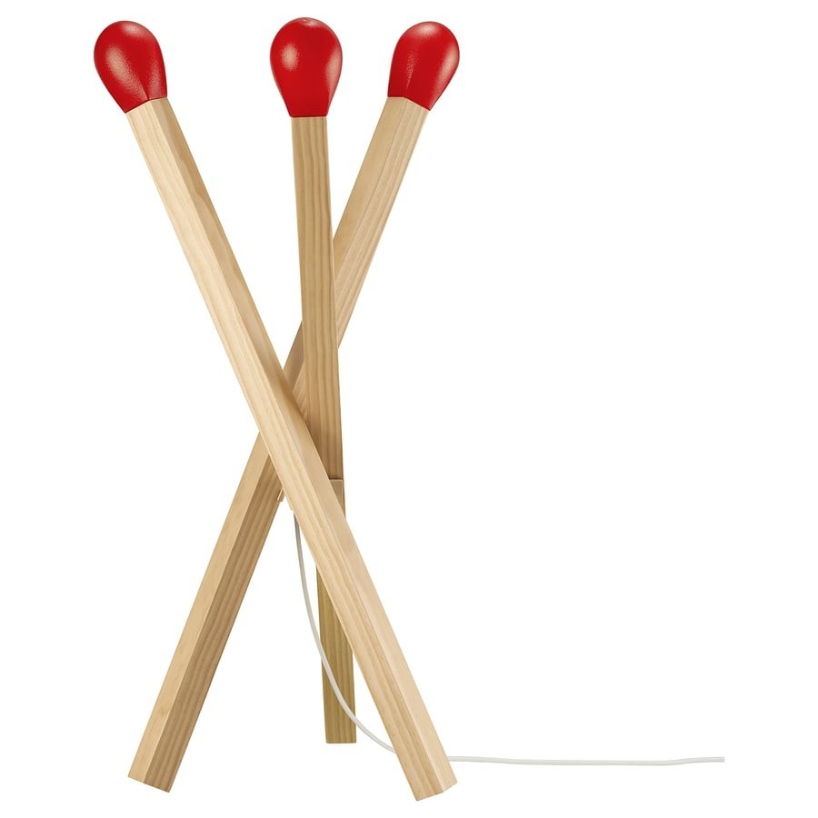 IKEA STRÅLA Matchstick Shaped Wood Floor Lamp - Brand NEW IKEA STRÅLA Matchstick Shaped Wood Floor Lamp - Brand NEW