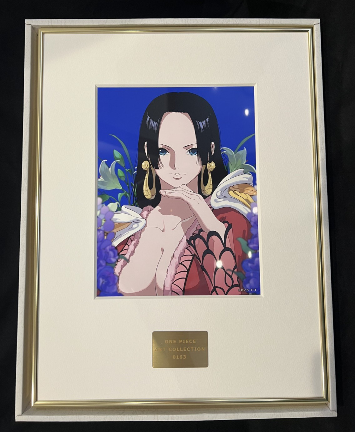 ONE PIECE MUSEE Frame Art Collection Boa Hancock Limited Serial Number Japan