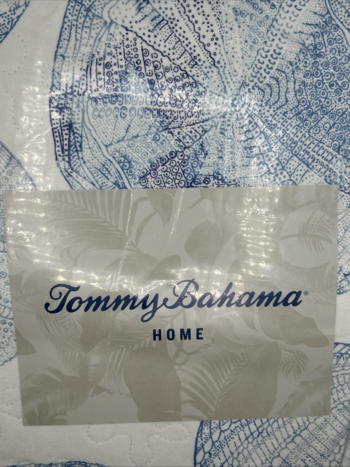 NEW Tommy Bahama - Ocean Isle Ind KG QUILT/SHAM VP WEB BASIC