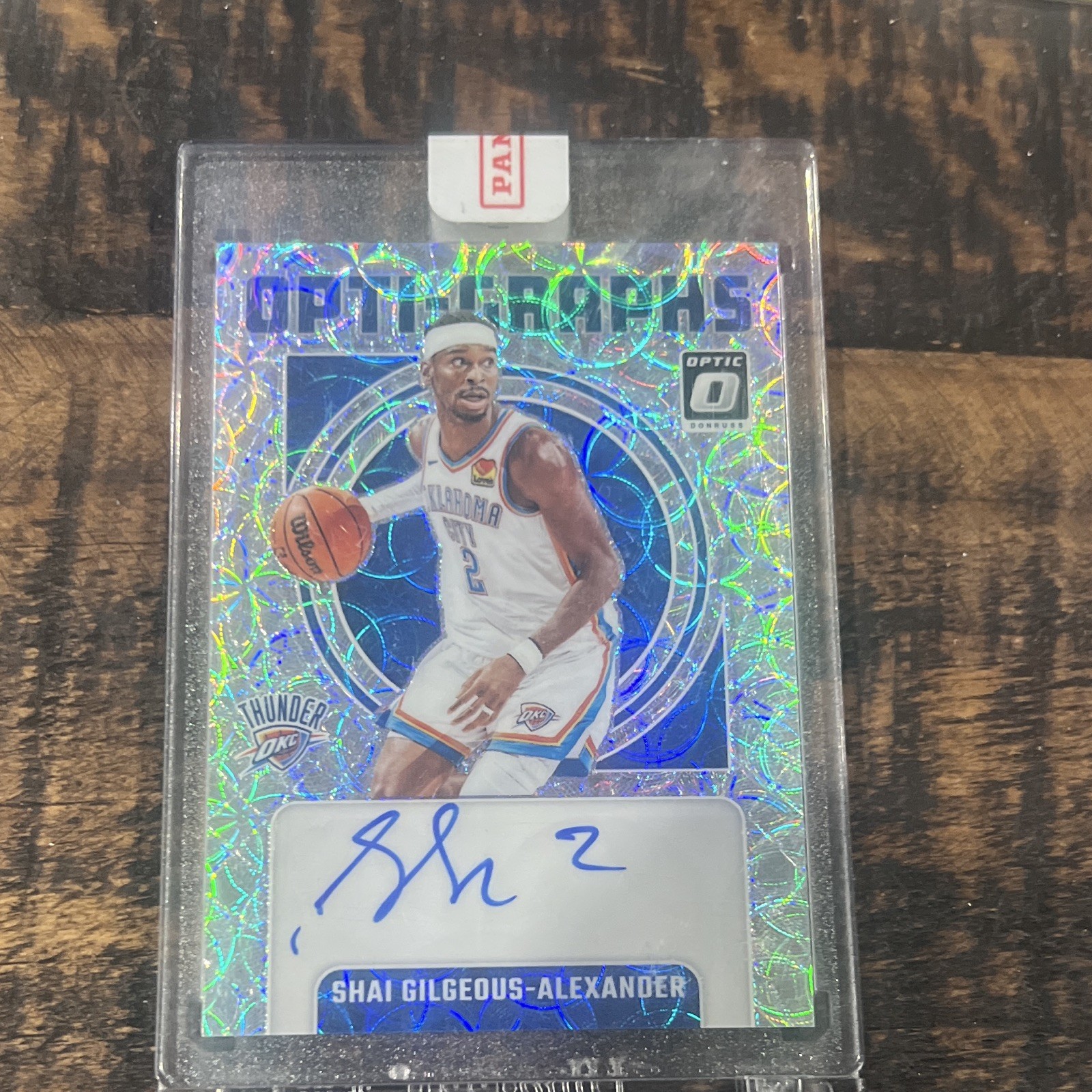 2024-25 Donruss Optic Shai Alexander Opti-Graphs Choice Prizm Auto #OG-SGA