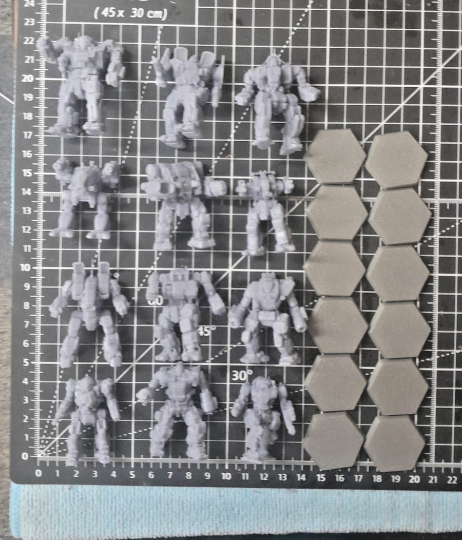 Battletech Compatible  Proxy x3 IS lances up to TRO 3052, Command & Long-Range