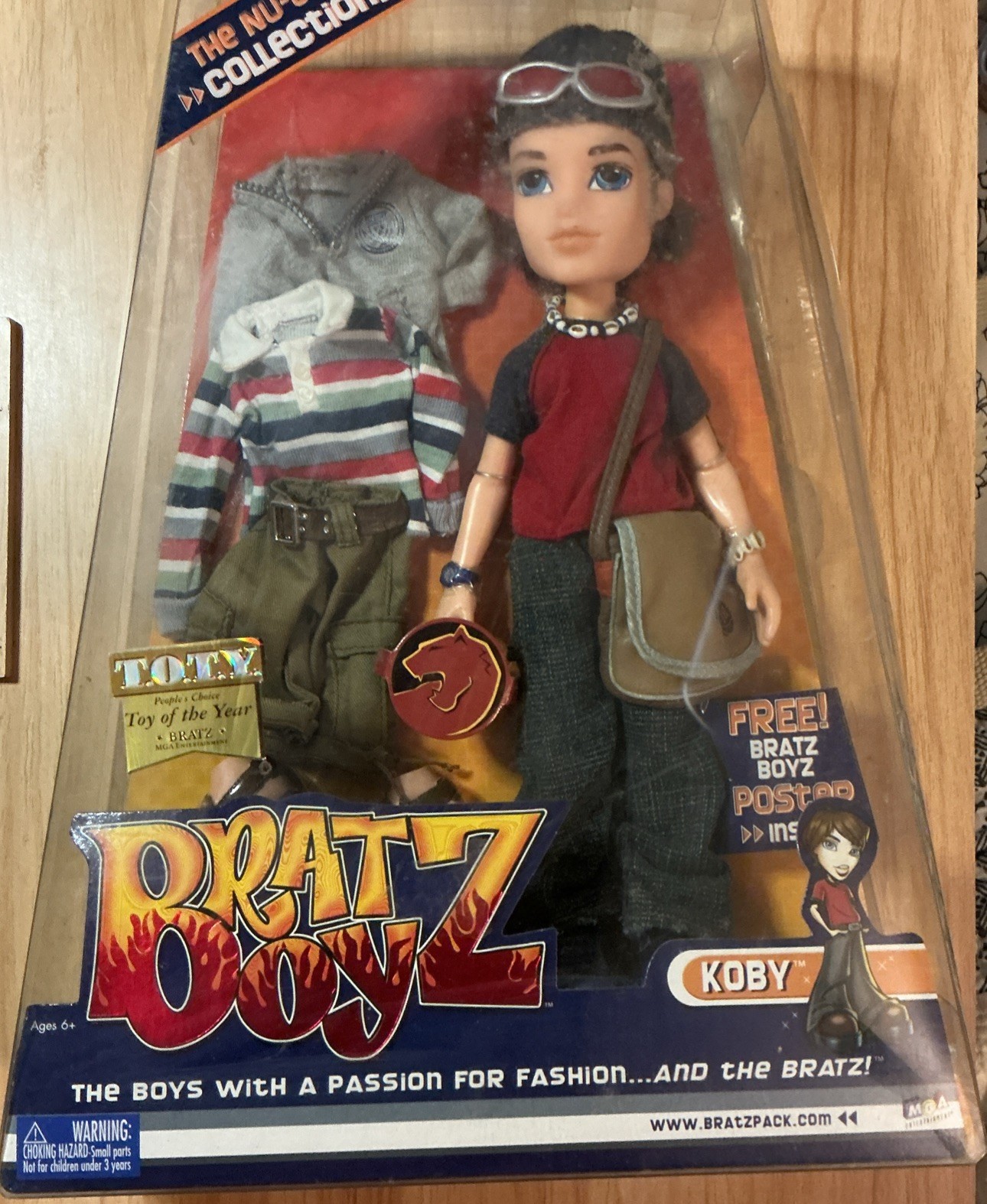 2004 Bratz Boyz Funk Out Collection Koby TOTY AWARD (Toy of the Year) RARE NRFB 2004 Bratz Boyz Funk Out Collection Koby TOTY AWARD (Toy of the Year) RARE NRFB