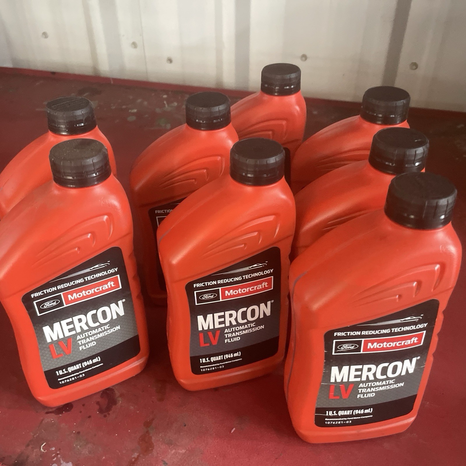 NEW 8 Quarts of  Automatic Transmission Fluids Mercon-LV Genuine For Ford OEM
