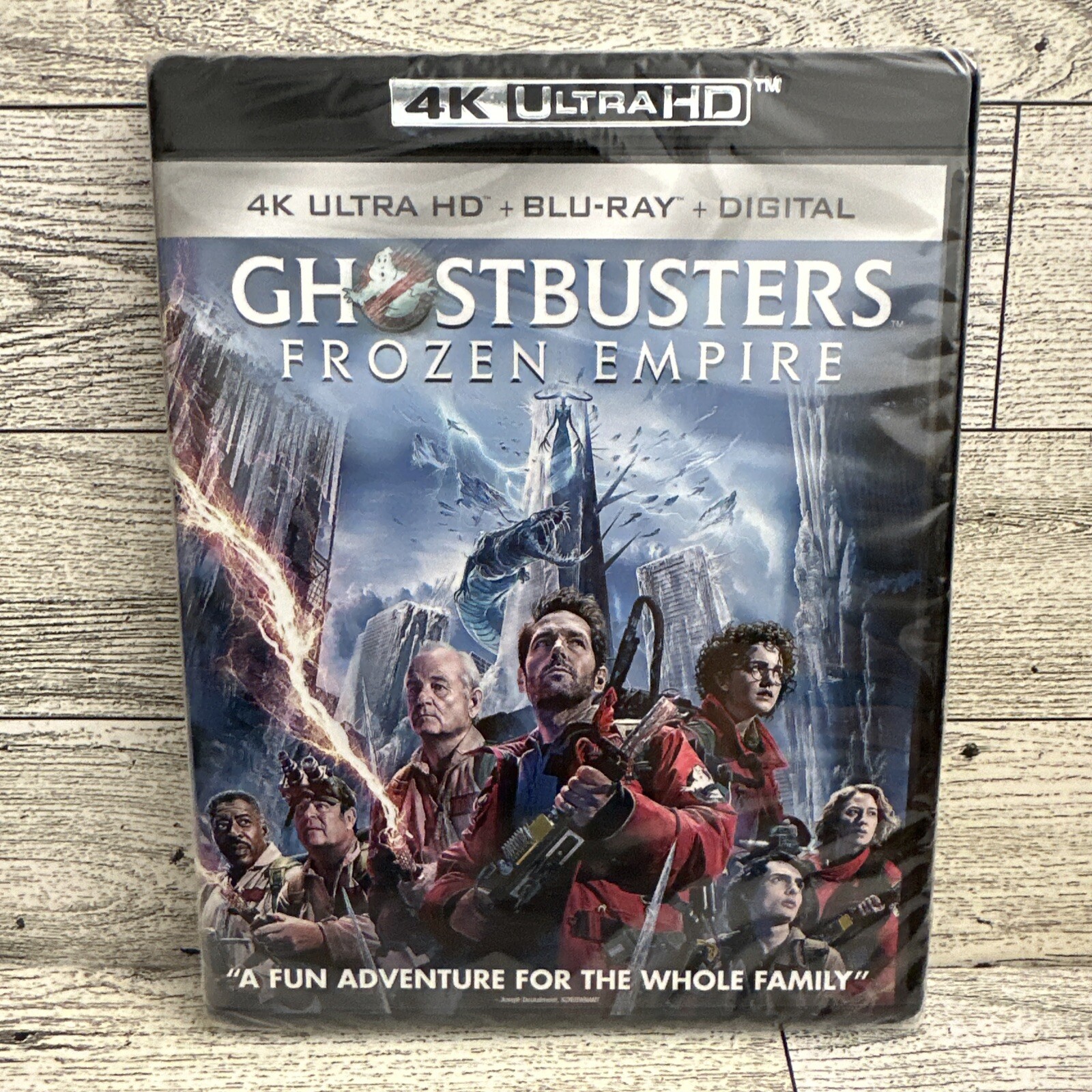 New GHOSTBUSTERS Frozen Empire (4K Ultra HD, Blu-Ray, Digital, 2024) Sealed
