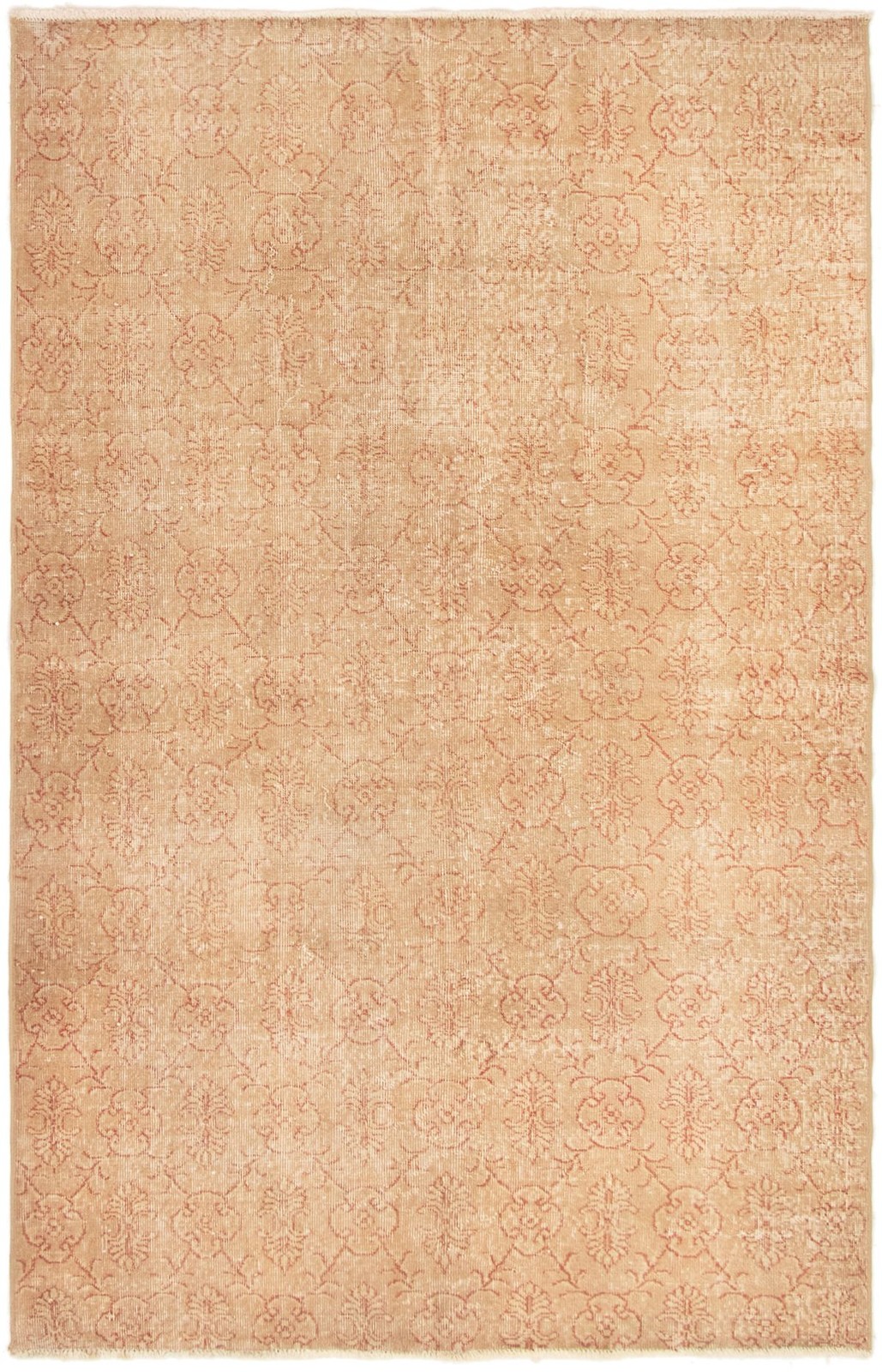 Traditional Vintage Hand-Knotted Area Rug 5\'4\