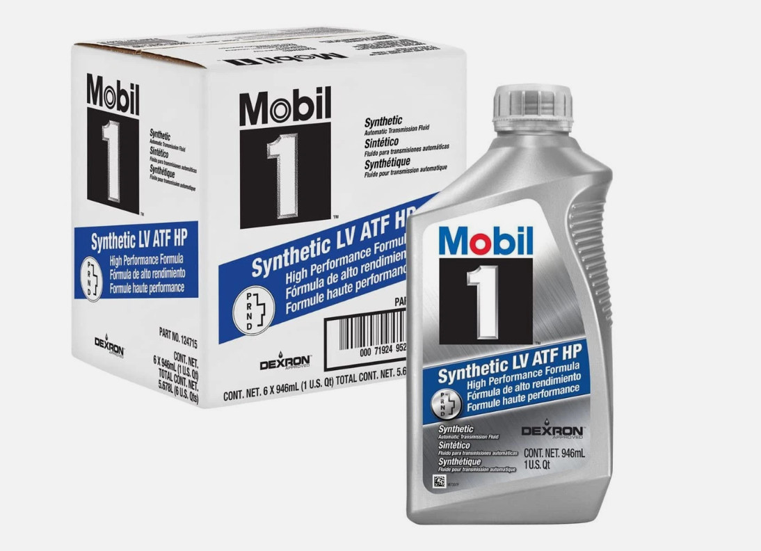 Mobil 1 Synthetic LV ATF HP Case of 6 Quarts Automatic Transmission Fluid Mobil 1 Synthetic LV ATF HP Case of 6 Quarts Automatic Transmission Fluid