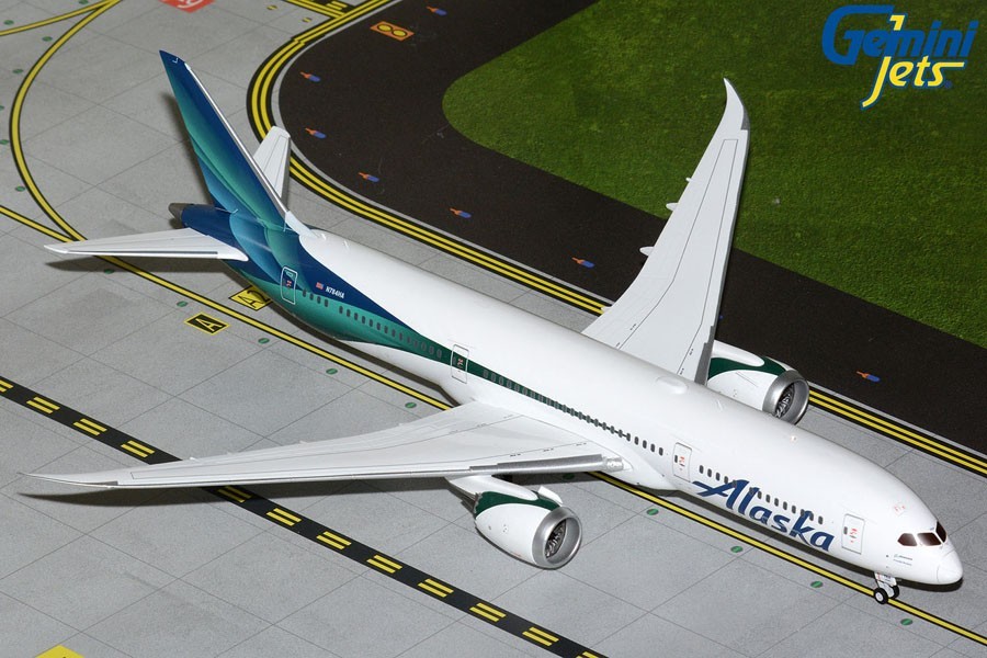 Alaska Airlines Boeing 787-9 G2ASA1501 N784HA Gemini Jets Scale 1:200 IN STOCK