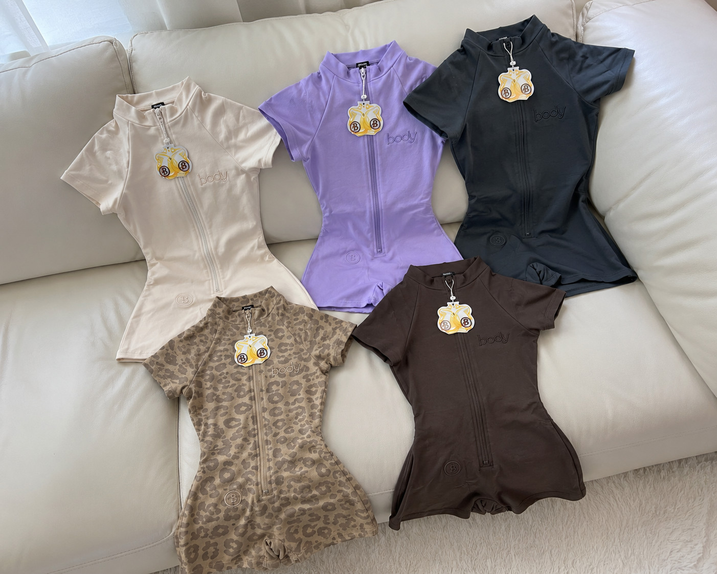 Body by Raven zip up bodysuits Body by Raven zip up bodysuits