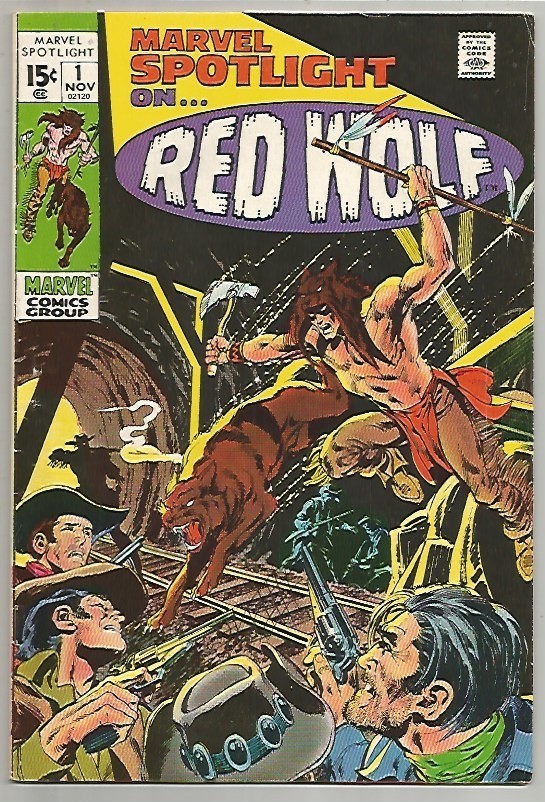 Marvel Spotlight #1 Red Wolf (Marvel, 1971) VF+ (8.5, estimate) 