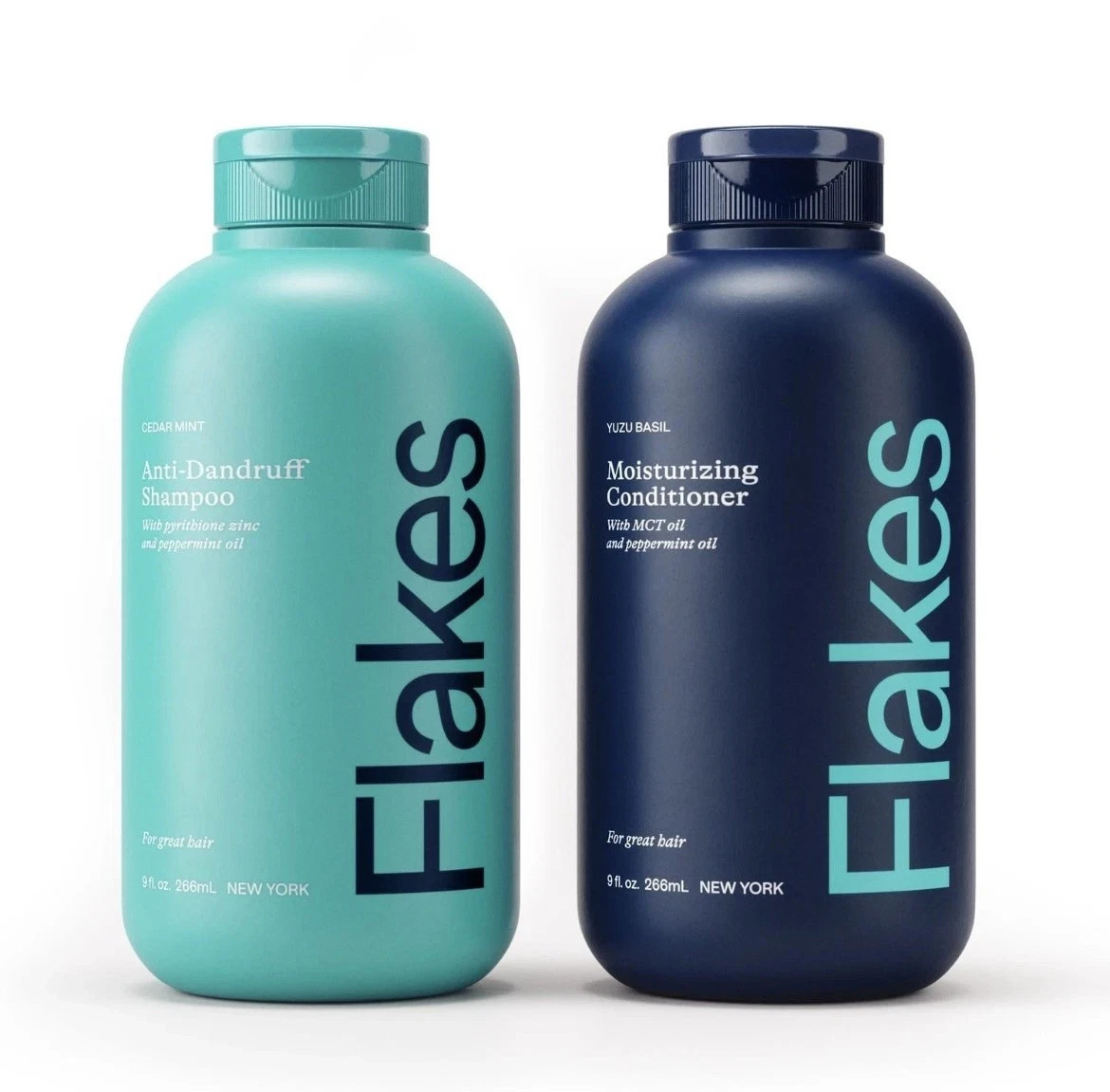 Flakes Anti-Dandruff Shampoo and Conditioner Set for Men | Dry, Flaky, & Itch...
