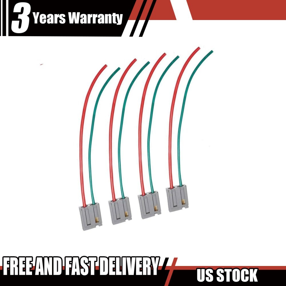 4 Sets HEI Distributor Wire Harness Pigtail 12V Power and Tach Connector 170072