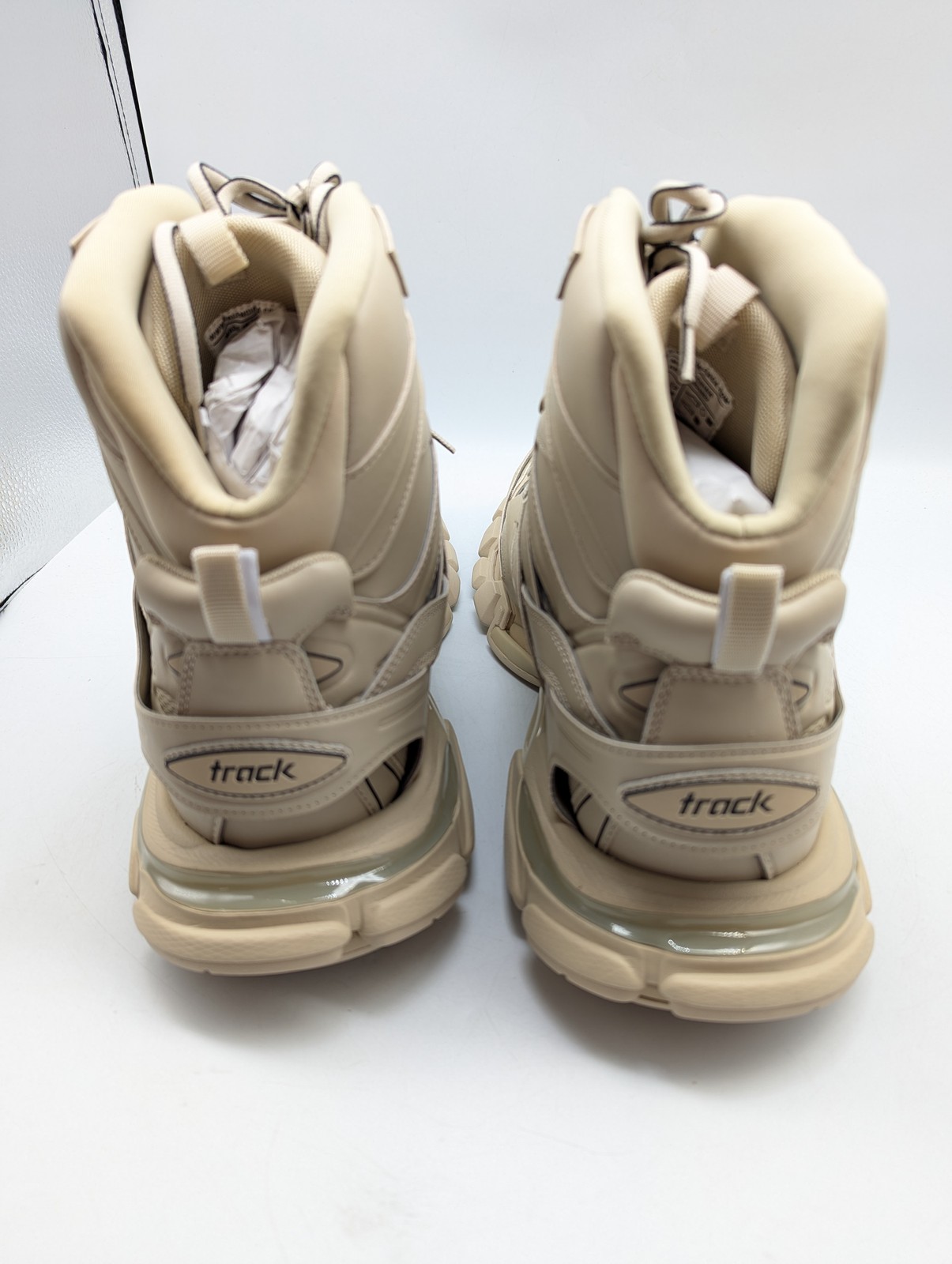 Balenciaga Track Hike High Top Sneakers Size 46, Beige