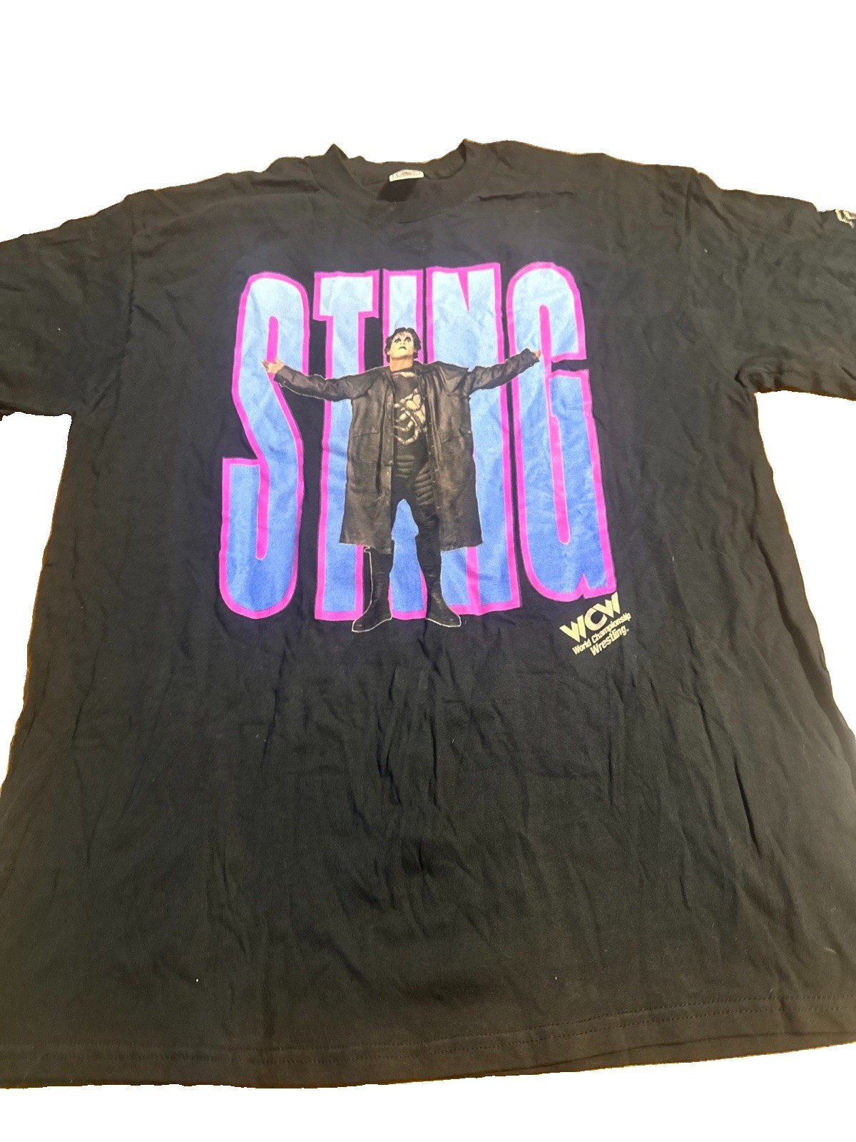 RARE WCW VINTAGE Sting Crow Stinger XL ORIGINAL Delta Size XL RARE WCW VINTAGE Sting Crow Stinger XL ORIGINAL Delta Size XL