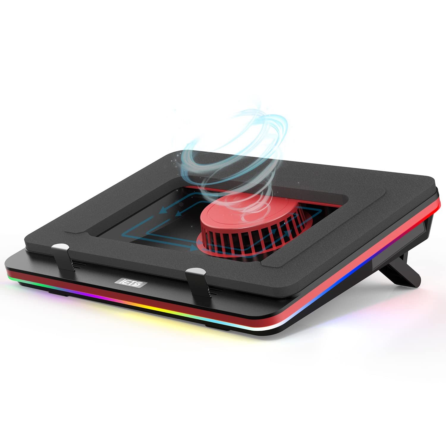 IETS GT500 RGB Laptop Cooling Pad 5000 RPM Turbo Fan 13-17.3