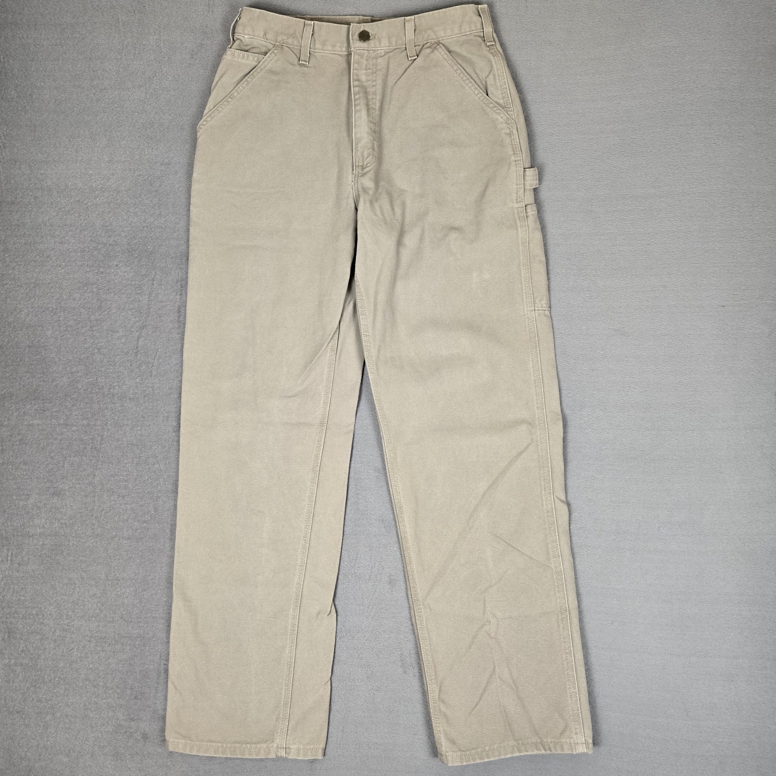 VTG 2006 Carhartt B11 DES Carpenter Pants Mens 32x34 Desert Tan Canvas Dungaree VTG 2006 Carhartt B11 DES Carpenter Pants Mens 32x34 Desert Tan Canvas Dungaree