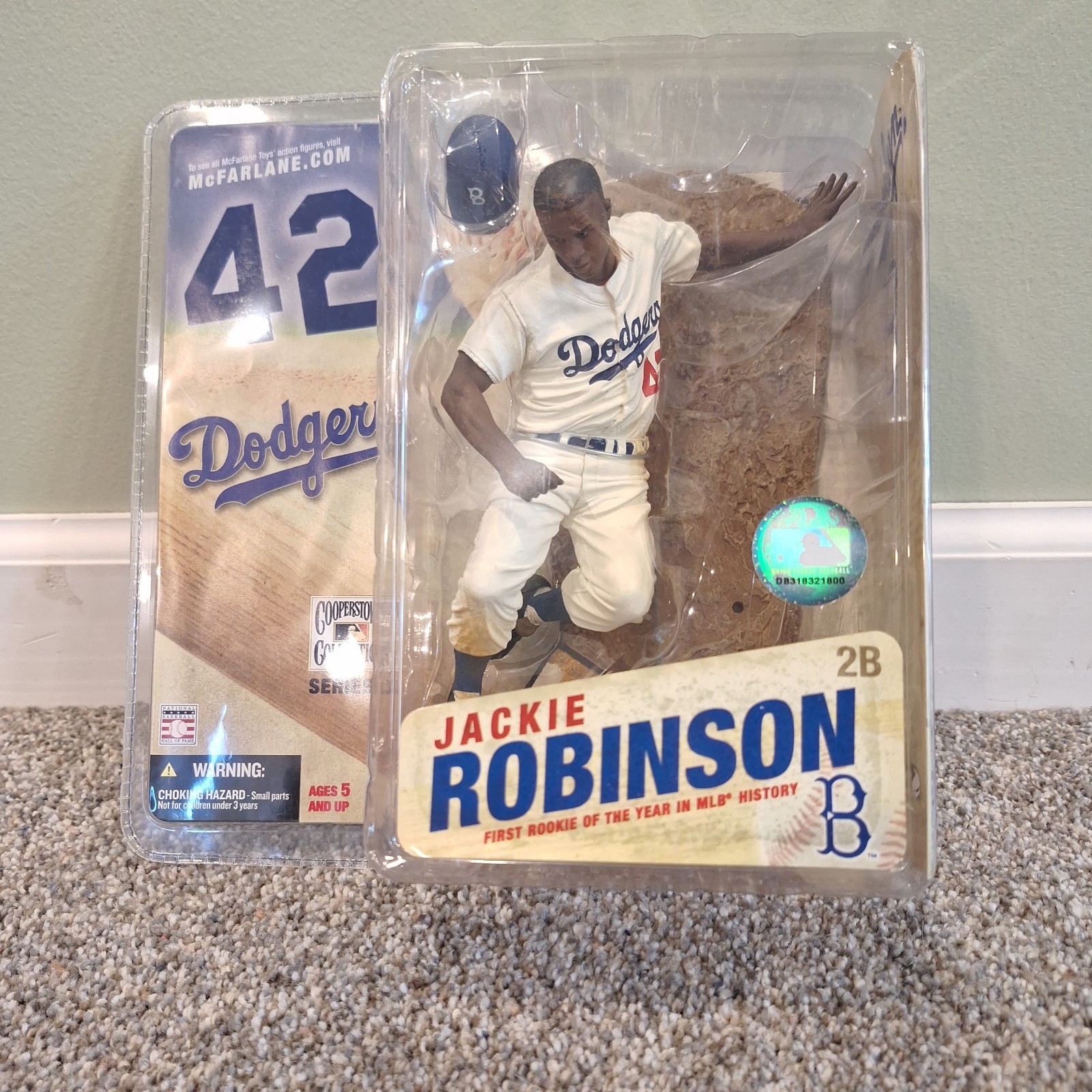 Jackie Robinson McFarlane Cooperstown Collection Series 3 Brooklyn Dodgers 2006