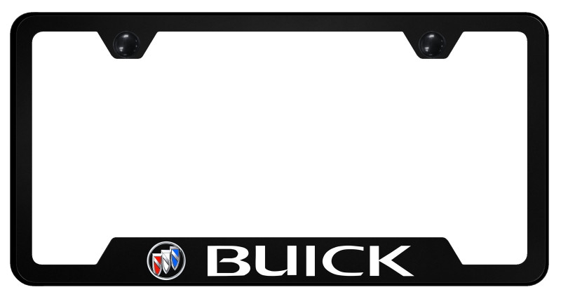 Buick Tri-Color Polycarbonate Notched License Plate Frame Official Licensed Buick Tri-Color Polycarbonate Notched License Plate Frame Official Licensed