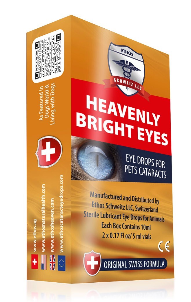 Ethos Heavenly Bright Eyes NAC Cataract Drops for Dogs & Pets 10ml USA FREE P&P