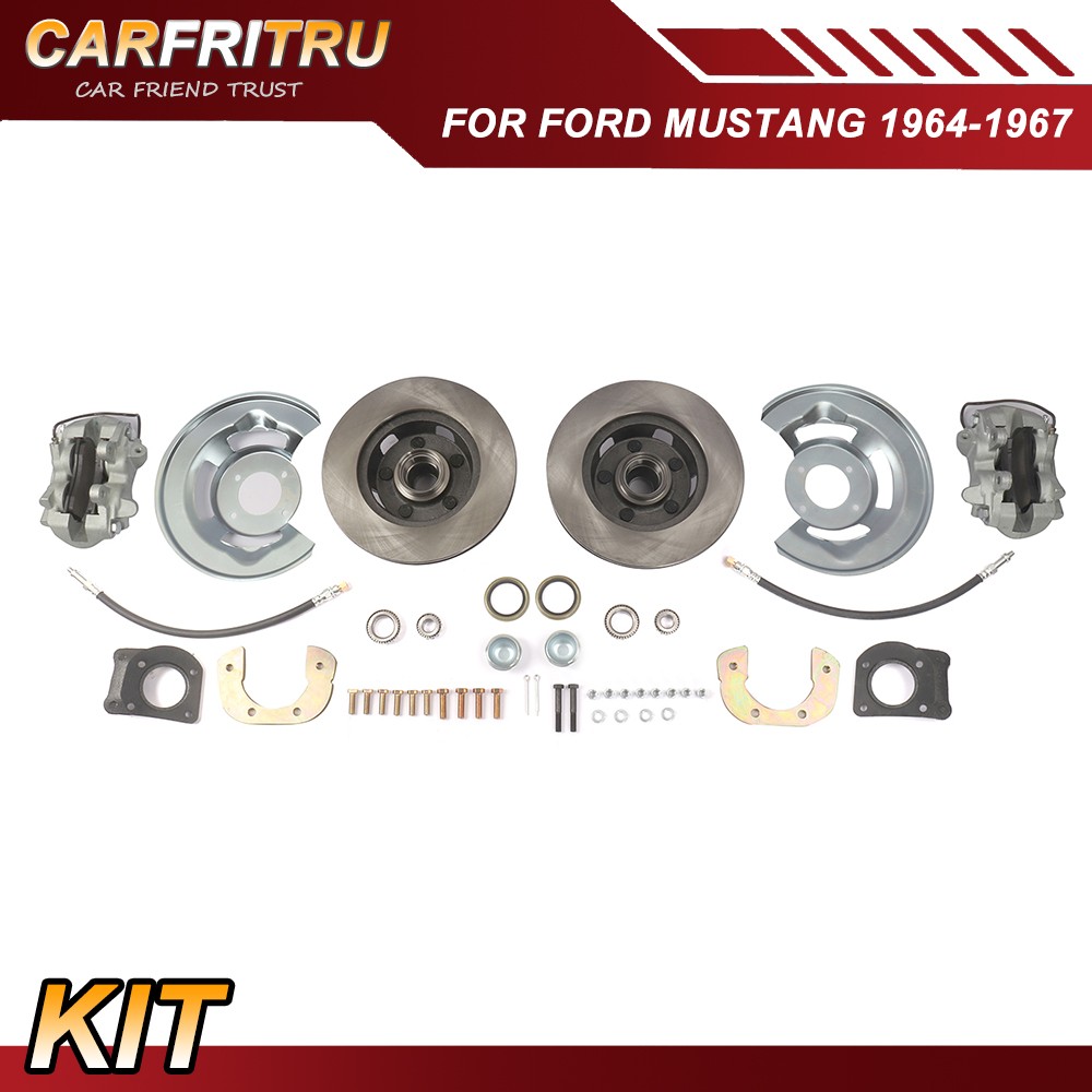 Front disc brake conversion v-8 4 piston For 1964 1965 1966 1967 Ford Mustang Front disc brake conversion v-8 4 piston For 1964 1965 1966 1967 Ford Mustang