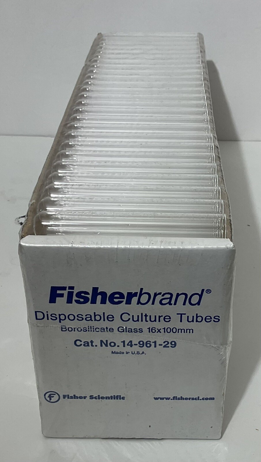 FisherBrand Disposable Culture Tubes 60x100mm Cat 14-961-29.  250 Tubes/box