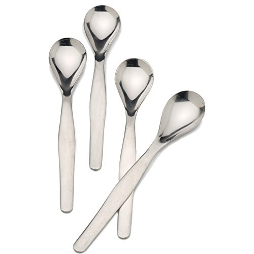 RSVP Endurance Stainless Steel Egg Spoons, Set of 4, Silver