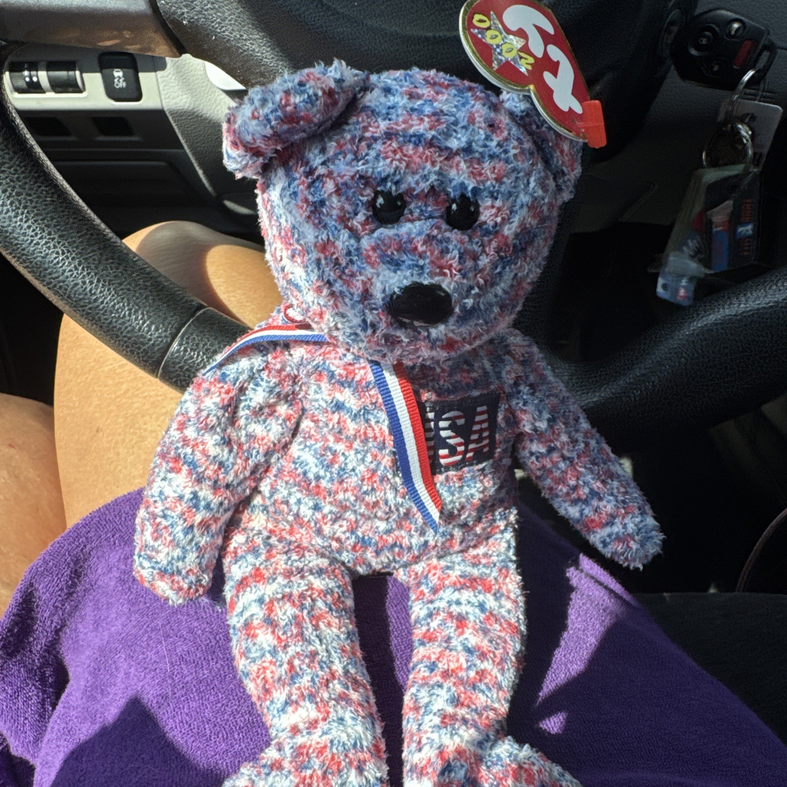 Ty Beanie Babies USA Bear Plush Beanbag July 4, 2000 Retired (2000) Ty Beanie Babies USA Bear Plush Beanbag July 4, 2000 Retired (2000)