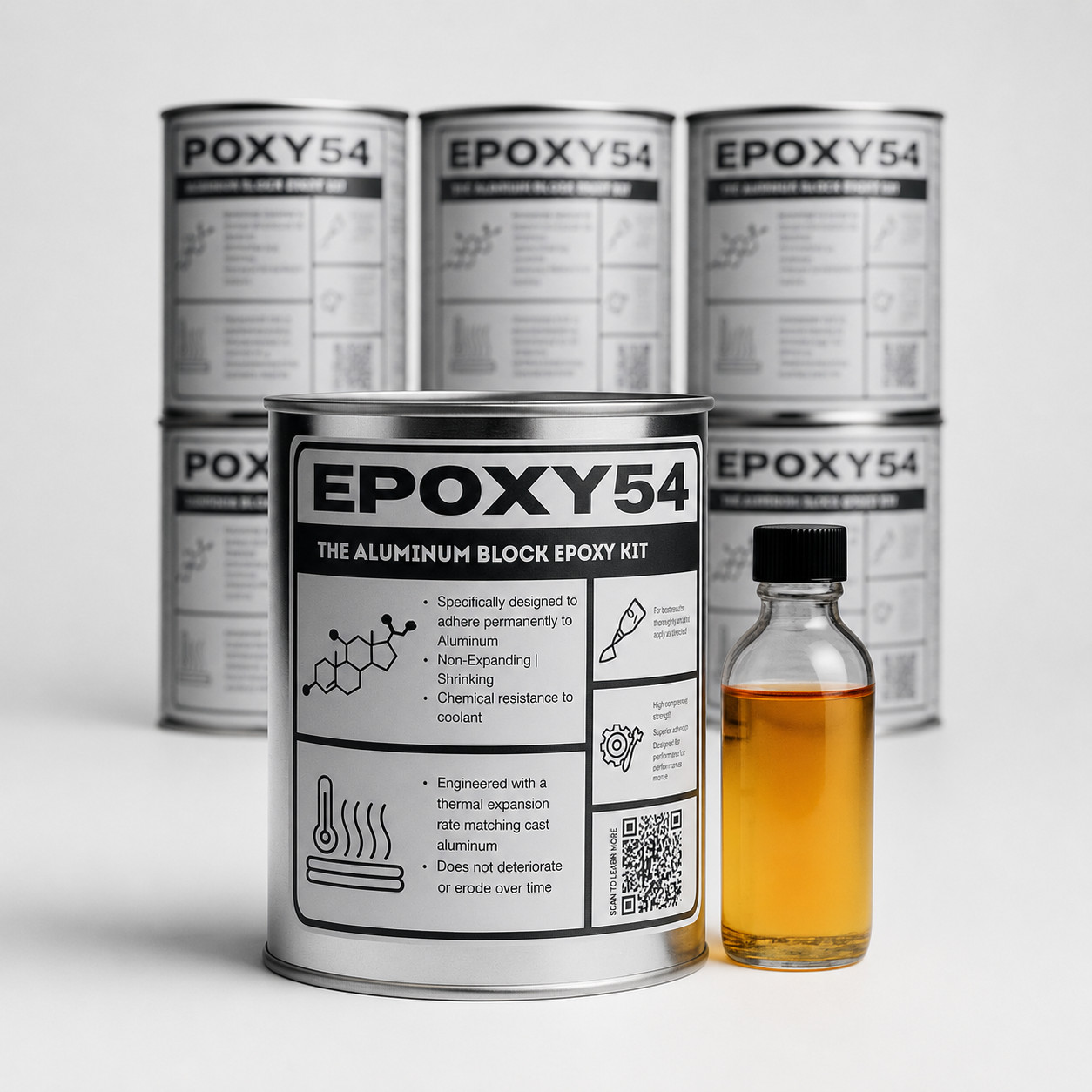 EPOXY54, Engine Block Filler Closed Deck Epoxy Kit