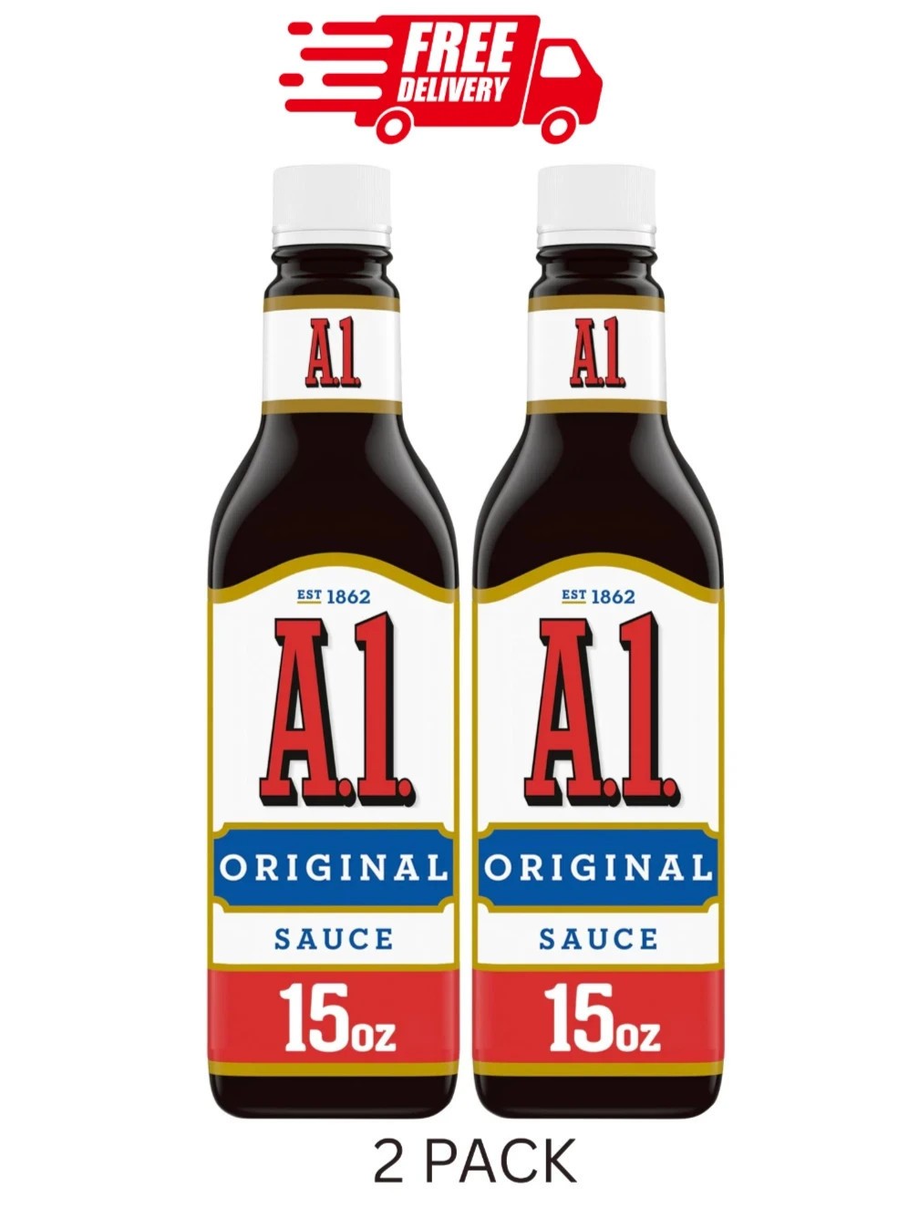 A.1. Original Steak Sauce (15 oz Bottle) 15 Ounce (Pack of 2) A.1. Original Steak Sauce (15 oz Bottle) 15 Ounce (Pack of 2)