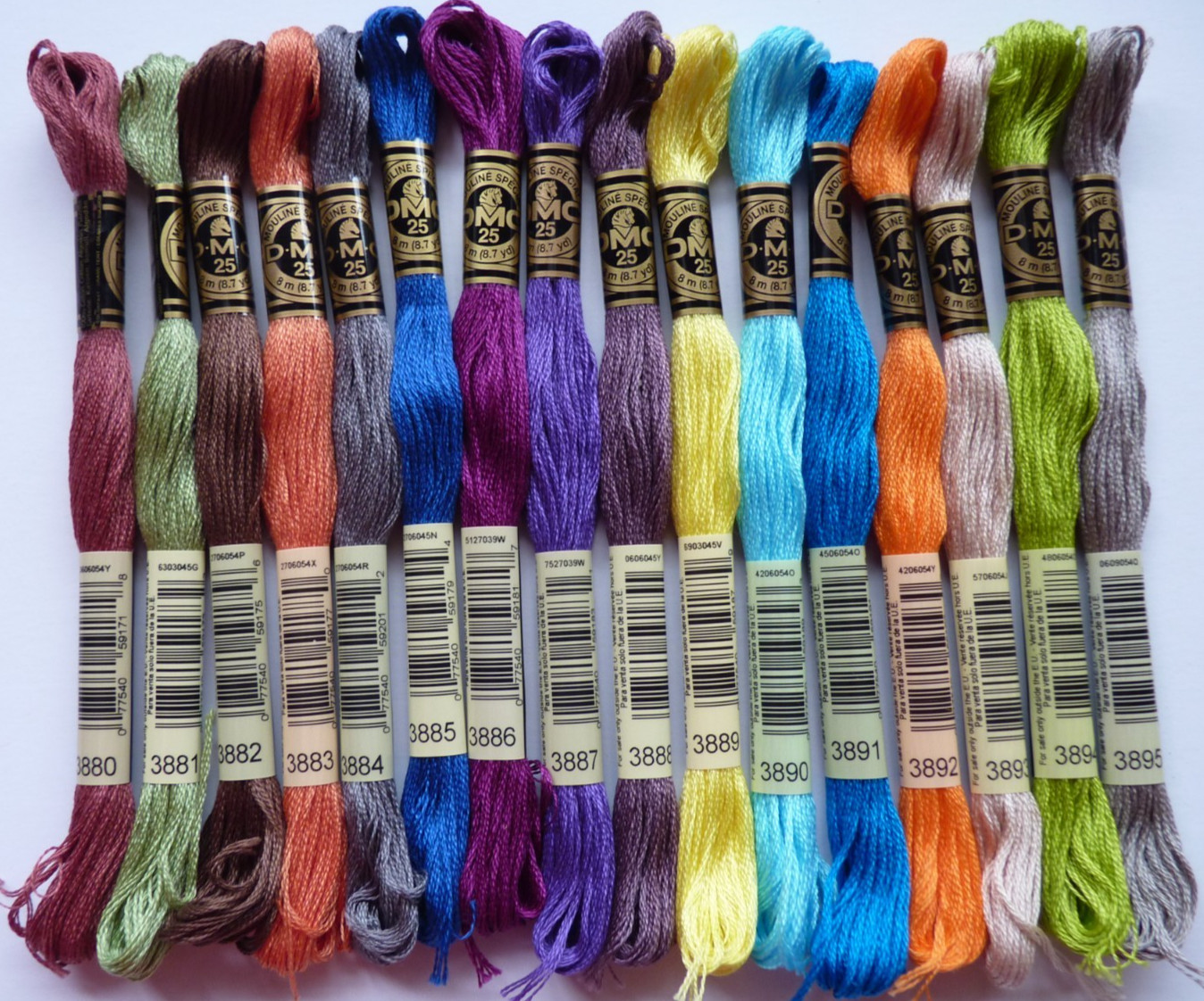 Discontinued DMC Floss Skeins 3880 - 3895 - CHOOSE -  After First