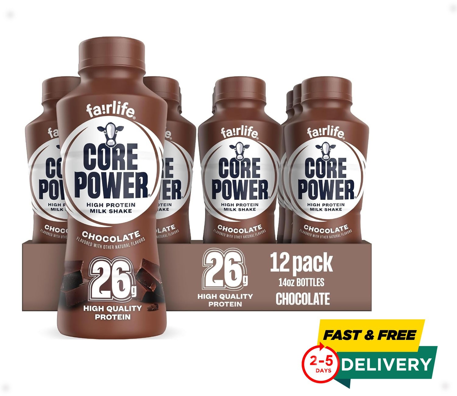 Core Power Fairlife 26g Protein Shake Chocolate 14 fl oz 12 Pack Drink Workout Core Power Fairlife 26g Protein Shake Chocolate 14 fl oz 12 Pack Drink Workout
