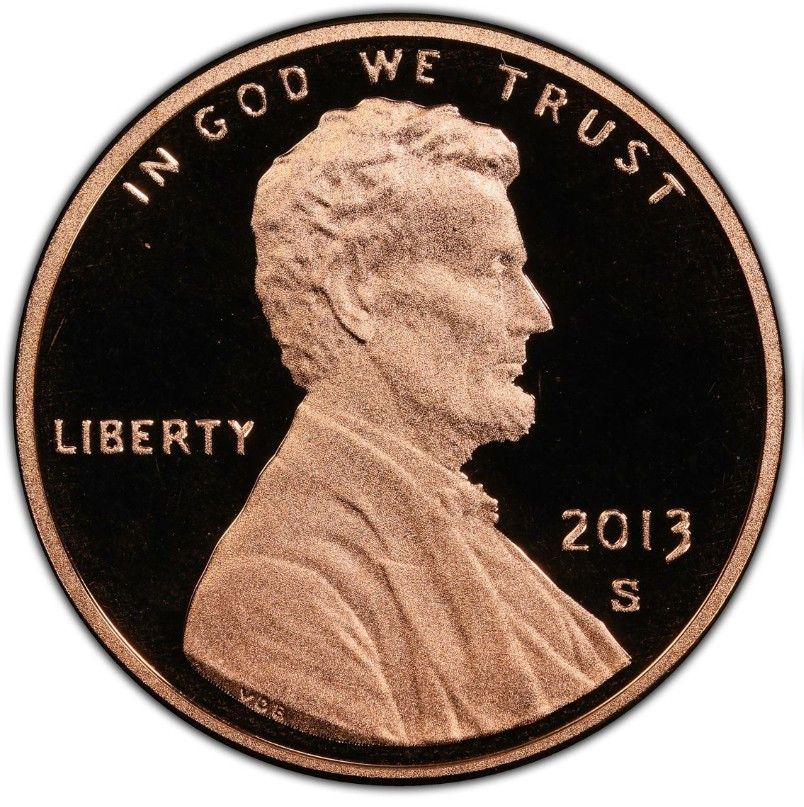 2013-S Proof Lincoln Shield Cent 1C
