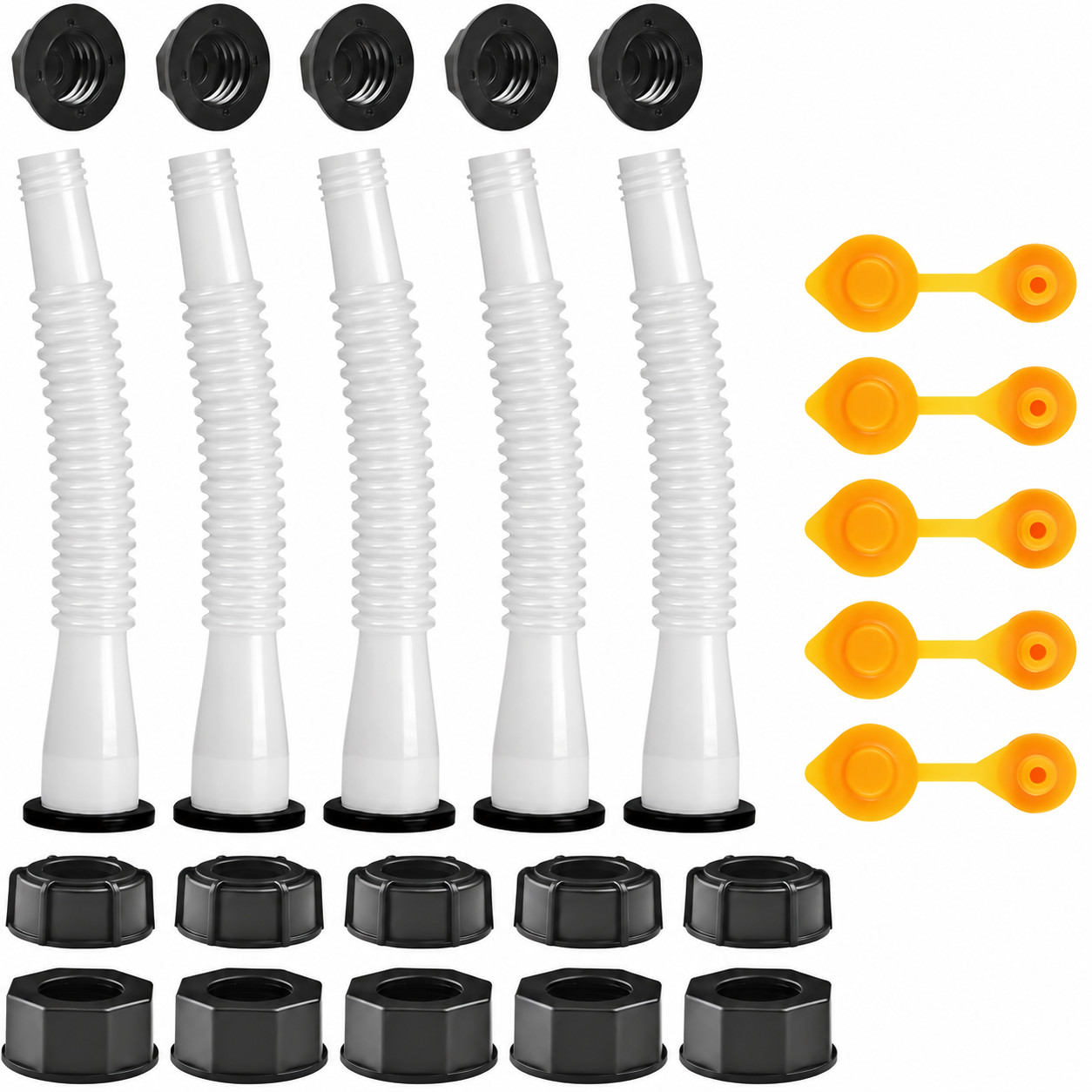 5 SETS  Replacement Gas Can Spout fit  Blitz, Midwest ,Scepter, Briggs&Stratton