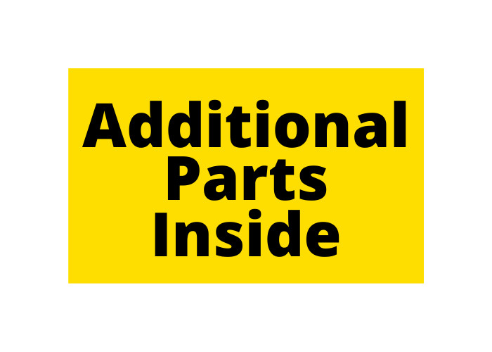 3x5 Additional Parts Inside Package Warning Yellow Shipping Labels Stickers 500