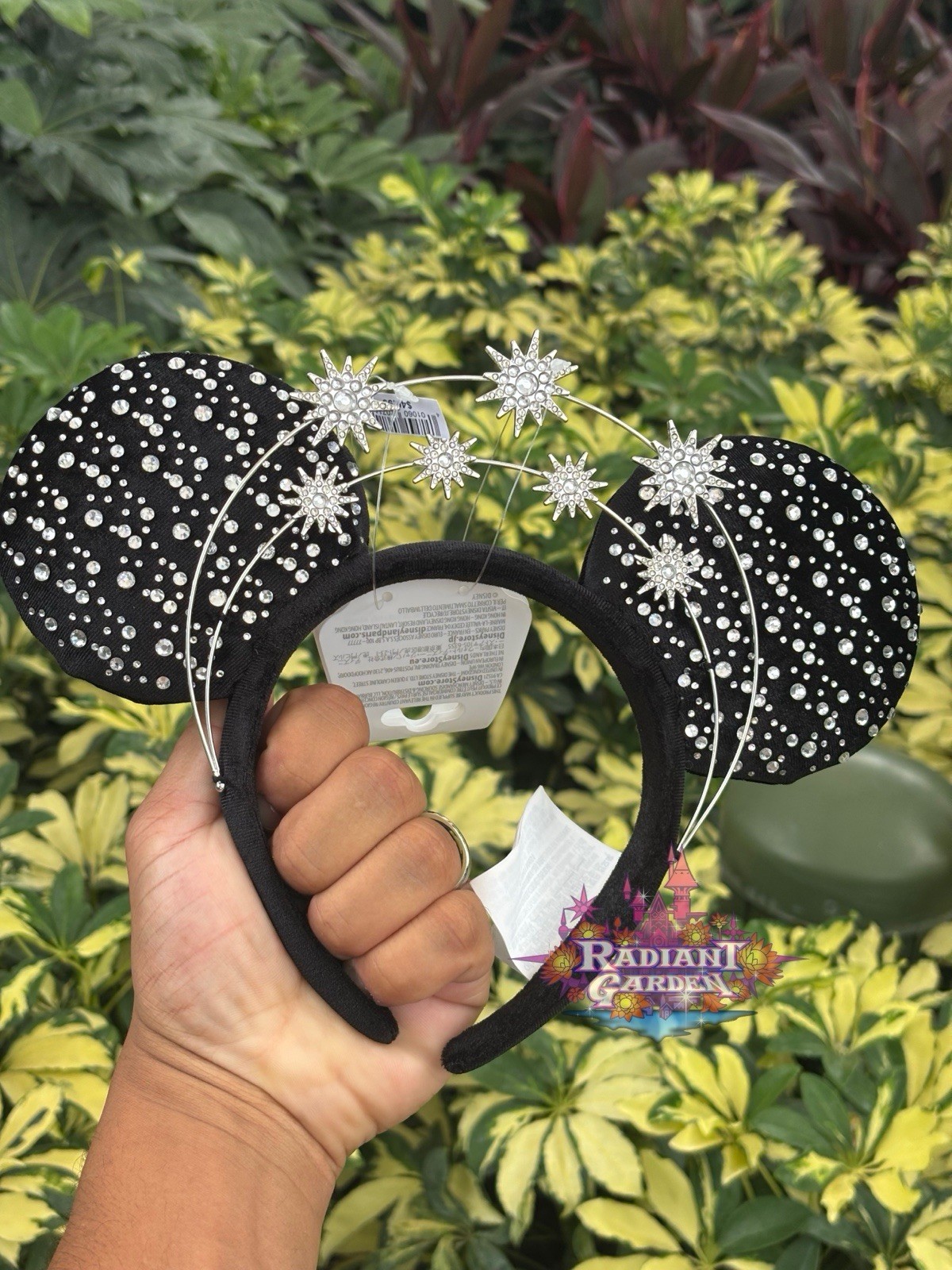 IN HAND 2026 Disney Parks Star Sparkle Rhinestone Minnie Ear Headband NWT